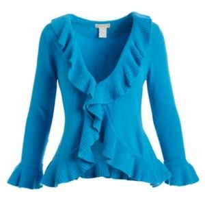 Turquoise Flared Bottom Sweater